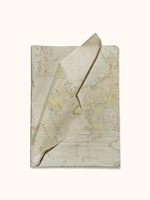 Sacs et boîtes cadeaux en papier de soie imprimé avec motif de carte, pour emballage décoratif artistique en vrac pour voyages |   Recyclable et personnalisable, 20x30 pouces