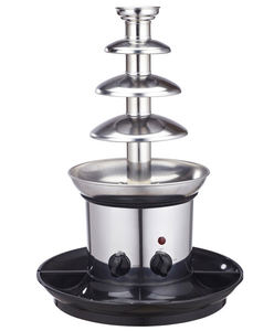 Fontaine à chocolat électrique domestique Fontaine à <span class=keywords><strong>fondue</strong></span> au chocolat avec <span class=keywords><strong>tour</strong></span> 4 attaches S/S - Product Image 2