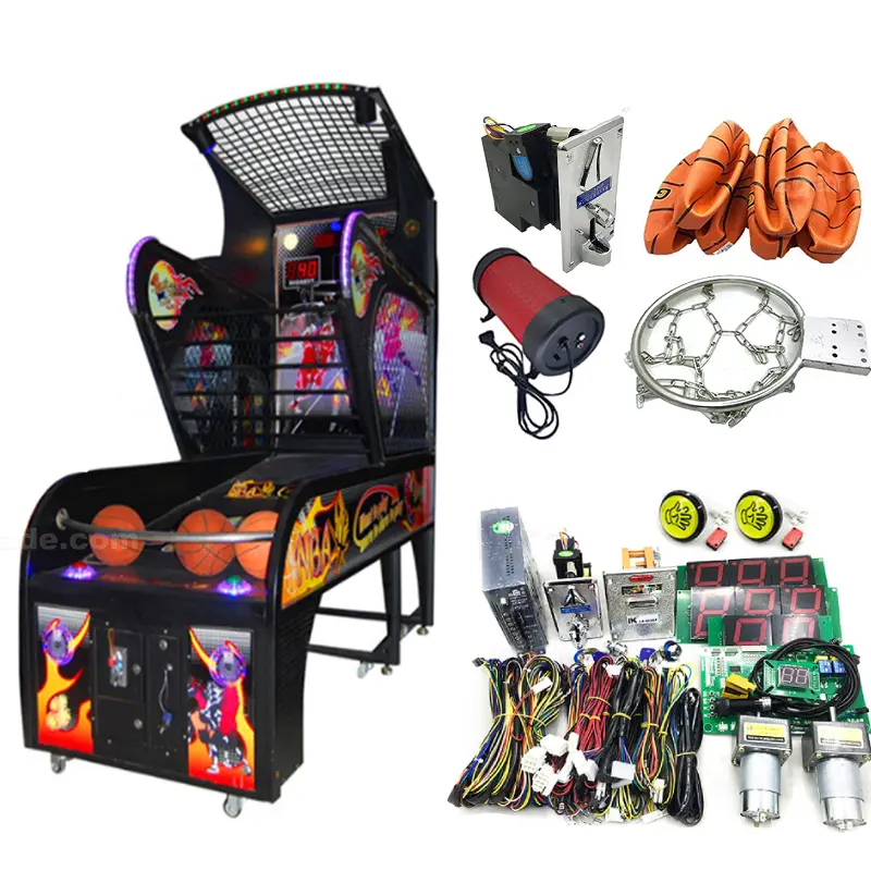 Kit macchina da gioco Arcade basket a gettoni pcb kit di parti di fasci fai da te basket ball arcade machines