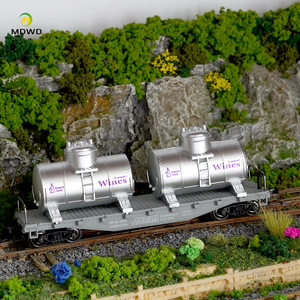 Modelo de Vehículo de Transporte de <span class=keywords><strong>Doble</strong></span> Tubo de 40 Pies, Material para Maquetas de Trenes, Mesa de Arena, Paisaje en Miniatura - Product Image 6