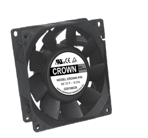 Ventilateur axial DC Crown 8038 SERVERT1 pour véhicules - Product Image 1