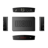 Récepteur TV numérique DVB-T2 1080p H.265 Décodeur TNT avec mise à jour OTA Wi-Fi et prise en charge multilingue Certifié CE/FCC