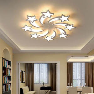 Plafoniera a stella a LED in acrilico moderno luce decorativa per interni di arte camera da letto studio sala da pranzo <span class=keywords><strong>lampadario</strong></span> a soffitto per camera dei bambini - Product Image 4