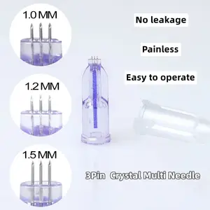 Crystal 3Pin Multi Nanosoft Nano Needle Mesotherapy Needles Pin Multi Mesotherapy Needles