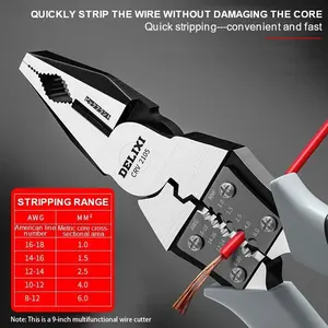 Alicates cortadores de alambre Easyway Professional Hand Tool con mango de PVC