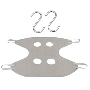 Pet <b>Hammock</b> For Dogs Small To Medium Size Gray Blue Red With Hooks And Clips Grooming Support - Product Image 5