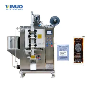 Automatic 3 Sides Seal Bag Packaging Machine Tomato Sauce Honey Ketchup Sachet Vertical Liquid Packing Machine