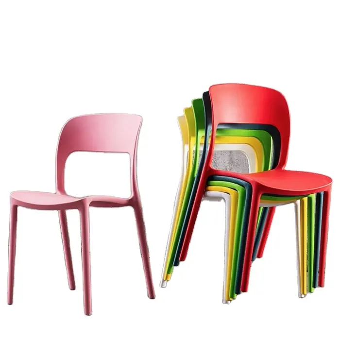 Colorful cafe office restaurant plastic chair for sale