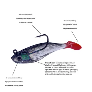 <span class=keywords><strong>Esche</strong></span> vive in acciaio inossidabile per la pesca di lucci, pesci gatto e marlin, ganci affondanti a coda a T per lanci a lunga distanza con <span class=keywords><strong>esche</strong></span> <span class=keywords><strong>finte</strong></span> - Product Image 3