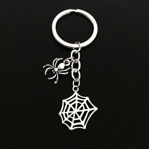 Spider Keychain Araneid Animal <b>Key</b> Ring Metal <b>Key</b> <b>Chains</b> Halloween Gifts for Women Men Handbag Accessories DIY Handmade Jewelry - Product Image 4