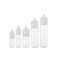 Envase PET con Tapa a Prueba de Niños, Botella V3 de 10ml-120ml con Gotero para Líquidos