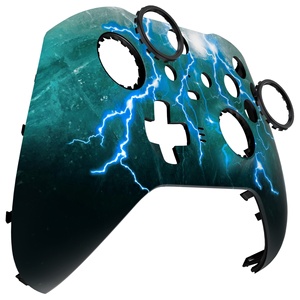 เคสฝาครอบด้านหน้าสีเขียว Green Storm Thunder Front พร้อมวงแหวนตกแต่งสำหรับเปลี่ยนฝาครอบคอนโทรลเลอร์ Xbox One Elite Series 2 - Product Image 2