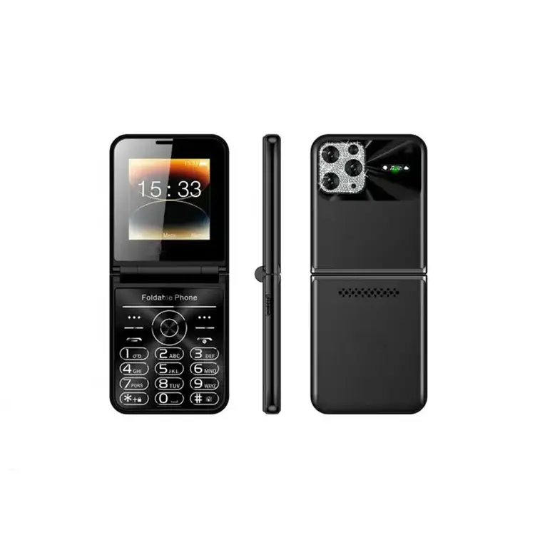 小型折りたたみ式携帯カードミニ電話中国メーカー生産卸売サポートすべてのネットワーク通信
