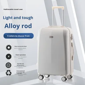 Sacs à bagages légers en ABS tendance, valises de voyage, ensembles de bagages, sacs de voyage avec trousses de maquillage - Product Image 4