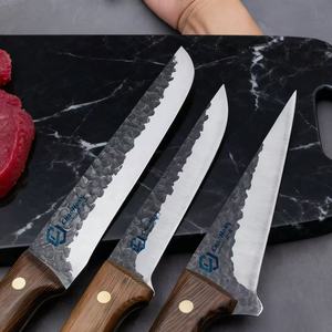 Chef de cocina <span class=keywords><strong>cuchillo</strong></span> para deshuesar de acero inoxidable con mango de madera filete de pescado de acero inoxidable <span class=keywords><strong>cuchillo</strong></span> de carnicero herramienta de corte - Product Image 2