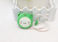 Uyeah ruban à mesurer en peluche sur mesure en usine Mini rubans à mesurer rétractables cartable porte-clés animaux en peluche