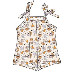 Ayarlanabilir Askılı Bebek Kız Çocuk Noel Baskılı Kabarık Tulum Süveter Örme Yazlık Bebek Kıyafeti - Product Image 2