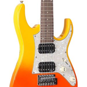 Giá rẻ người mới bắt đầu tùy chỉnh guitar điện Kid Kit 6 dây Nguyệt Quế gỗ mini trẻ em Magna M-3 FBL - Product Image 3