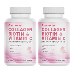 Tabletas <span class=keywords><strong>de</strong></span> Péptidos <span class=keywords><strong>de</strong></span> Colágeno con Biotina y Vitamina C - Suplemento <span class=keywords><strong>de</strong></span> Colágeno Bovino Premium, Apoyo <span class=keywords><strong>para</strong></span> Piel, Cabello, Uñas y Articulaciones, Sin GMO - Product Image 2