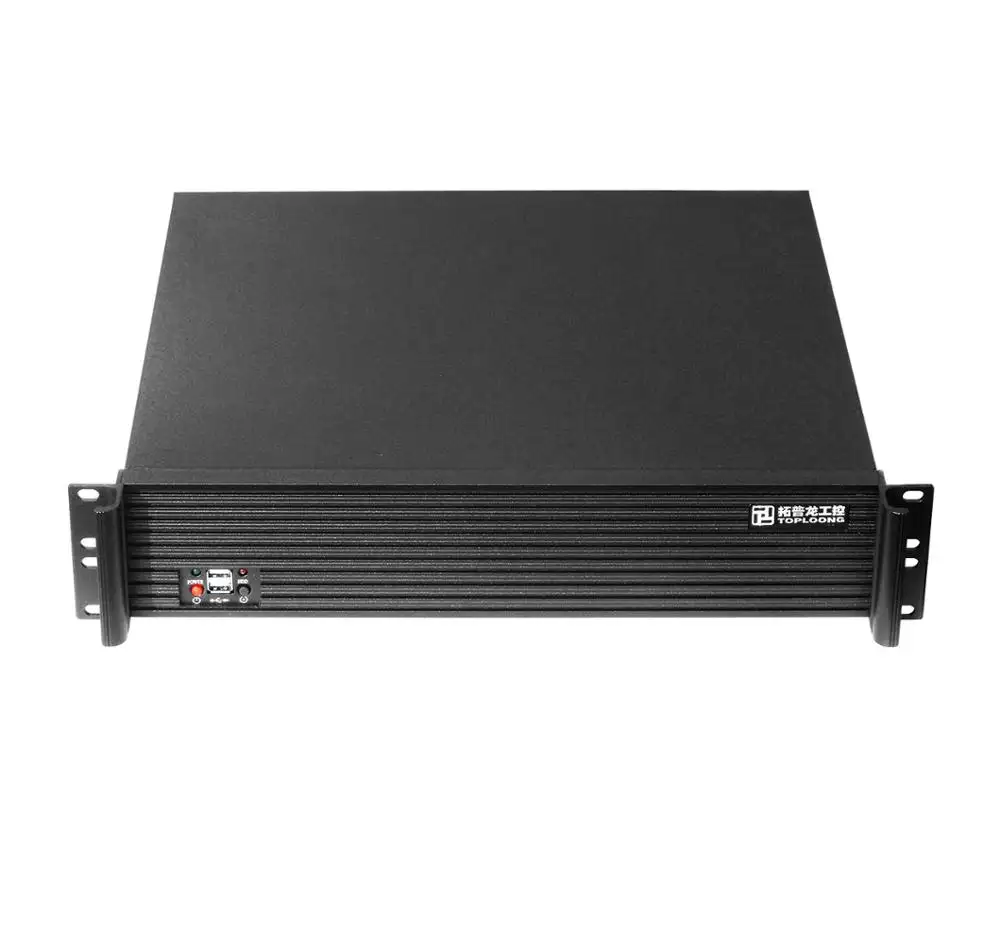 2U400L 2U เคสเซิร์ฟเวอร์ Rackmount พร้อมแผงด้านหน้าอลูมิเนียม