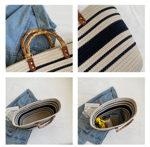 <span class=keywords><strong>Borsa</strong></span> a tracolla in tessuto da spiaggia alla moda - Product Image 6