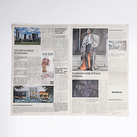 Papier journal 45 g/m² Impression de journaux Personnalisation Impression couleur Publicité journalière