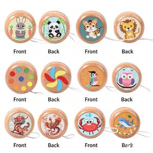 Yoyo en bois en gros, vente chaude, jouet promotionnel à bas prix pour enfants, cadeau - Product Image 6
