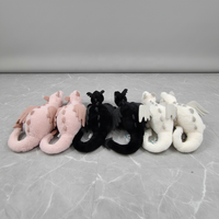 Peluche Dragon en Coton Biologique, Jouet Doux et Rembourré, Dragon du Ciel, Coussin Lesté pour Enfants, Cadeau