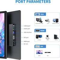 Monitor Portátil con Pantalla Táctil IPS de 15.6 Pulgadas, 1920 x 1080, Windows, Linux, Sistemas Integrados Android y Hosts de Control Industrial