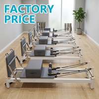 Machine de Pilates Reformer Professionnelle Commerciale Personnalisée et Réglable, Équipement de Studio en Aluminium, Ensemble de Lit Reformer Camas