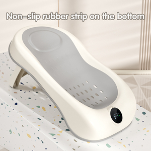 Nuova Sedia da Bagno Sicura per Neonati e Bambini, Vasca da Bagno in Plastica Traspirante con Termometro, Prodotti per il <span class=keywords><strong>Bagnetto</strong></span> del Bambino - Product Image 4