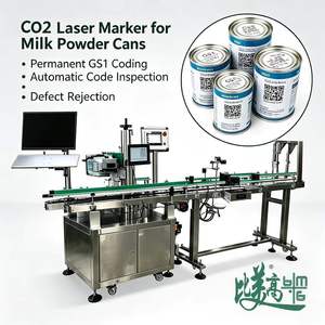 Machine de marquage automatique à positionnement réglable avec fonction de téléchargement de données pour le marquage traçable des boîtes de lait en poudre Chestny ZNAK - Product Image 1
