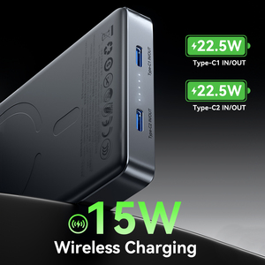 JOYROOM แบตสำรองแม่เหล็กไร้สายแบบพกพา ความจุ 10000mah ได้รับการรับรองมาตรฐาน CCC - Product Image 6