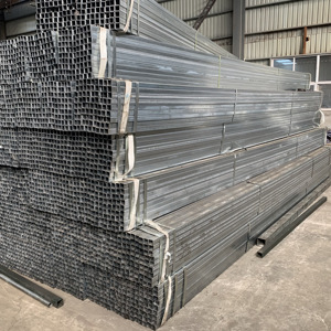 Ống hình chữ nhật vuông mạ kẽm từ 3/4 ''inch đến 5 inch giàn giáo ống thép mạ kẽm - Product Image 4