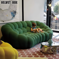 Roche Bobois, venta al por mayor, proveedor de sofá de lujo, sofá de burbuja de 3 plazas moderno de alta calidad, colores personalizables para sofá de sala de estar