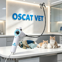 Gastroscope vétérinaire portable OSCAT HD 1MP, tube flexible, longueur de travail 1200 mm, examen gastroscopique des animaux, instrument vétérinaire