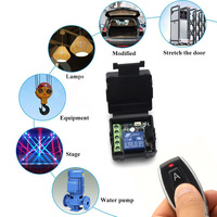 Interrupteur de télécommande universel sans fil DC 12V 1CH Module récepteur relais émetteur RF 433Mhz télécommandes de maison intelligente