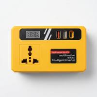 Convertisseur d'énergie intelligent portable jaune multifonction avec port USB Type-C pour la maison et l'extérieur, batterie au lithium, alimentation de secours
