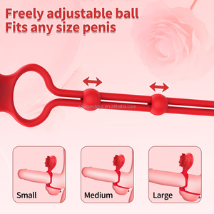 Free Size Penis Ring <strong>Male</strong> Couple Sex <strong>Toy</strong> Rose Clitoris Vibrator 10 Vibrations Cock Rings Vibrator for Men - Product Image 5
