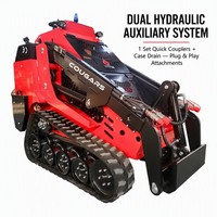 Vente directe usine Chine : Chargeurs frontaux compacts, mini-chargeurs sur chenilles et chargeurs tracteurs avec moteur diesel Euro5/EPA