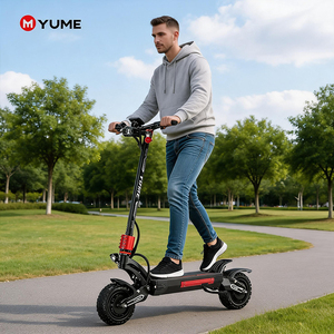 YUME Raptor2, Stock Europeo, Recién Llegado, Plegable, Impermeable, Batería de Litio de 30Ah, Motor Dual, Alcance Máximo de <span class=keywords><strong>100</strong></span> km, Scooter Eléctrico - Product Image 1