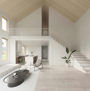 Casa Prefabricada <span class=keywords><strong>de</strong></span> Lujo Escandinava con Doble Módulo <span class=keywords><strong>de</strong></span> Acero Ligero y Revestimiento <span class=keywords><strong>de</strong></span> Madera Negra - Product Image 5