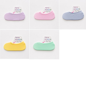 Women Ankle <b>Socks</b> Solid Color Breathable <b>Polyester</b> Fiber 130mm-260mm Regular Casual <b>Socks</b> - Product Image 5