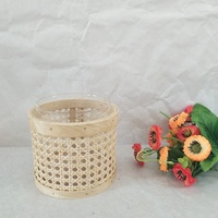 HOT Rattan Craft Fruitmand Bloemenmand Rattan dienblad