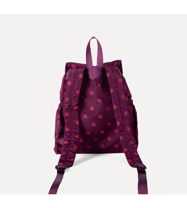 Mochila sencilla y casual con diseño de lunares, cómoda y versátil para los desplazamientos diarios y las clases. - Product Image 2