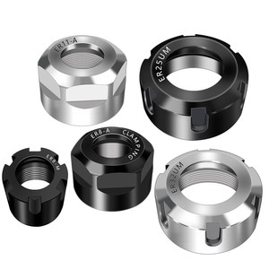 <span class=keywords><strong>Shendong</strong></span> CNC Hochpräzisions-Hartmetall-Werkzeughaltermutter Spindel ER25A UMS Graviermaschinenfutter ER-Mutter Hergestellt in China - Product Image 1