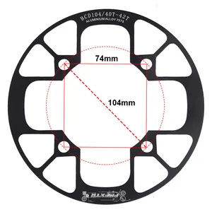 Protection de manivelle de vélo, protège-chaîne 104BCD, protection de <span class=keywords><strong>pédalier</strong></span> de vélo, accessoires de <span class=keywords><strong>pédalier</strong></span> - Product Image 6