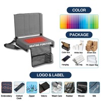 Mydays Tech Venta caliente Low MOQ LOGO Print Stadium Seat Sillas para gradas con soporte trasero