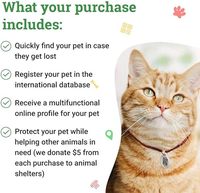 Kunden spezifisch Niedriger Preis LF/HF GPS Pet ID Tags-Scannbarer QR-Code Rfid zur Identifizierung von Tieren, Fun Dog Tags in Animal ID Tags