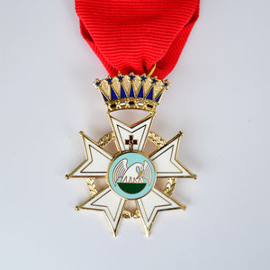 Personnalisé <span class=keywords><strong>de</strong></span> haute qualité métal émail dur barre broche ruban médaille <span class=keywords><strong>ordre</strong></span> <span class=keywords><strong>de</strong></span> <span class=keywords><strong>chevalerie</strong></span> grande croix <span class=keywords><strong>ordre</strong></span> médaille - Product Image 4